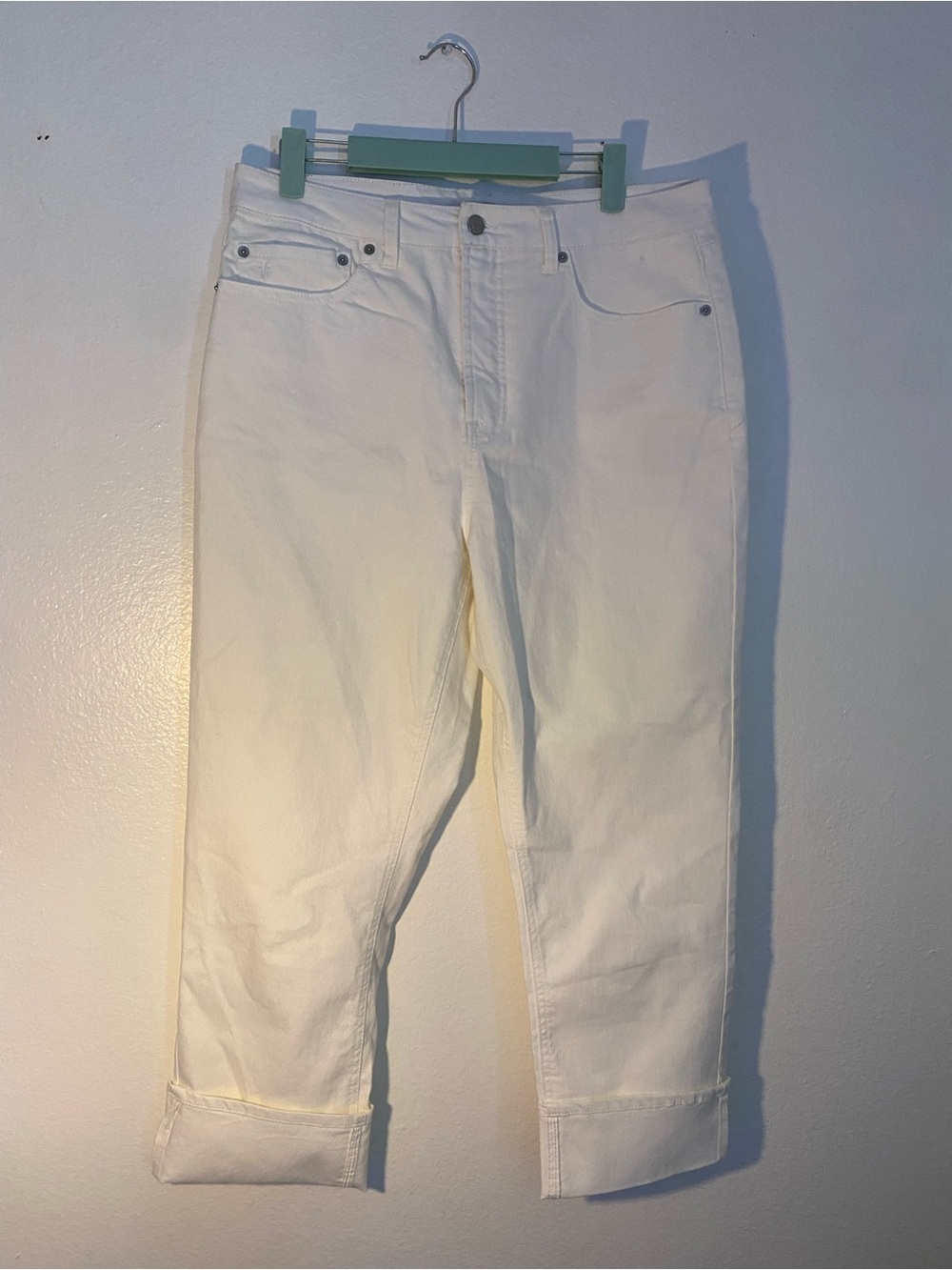 Frye women’s size 10 white jeans
